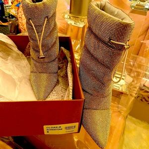 Rhinestone booties